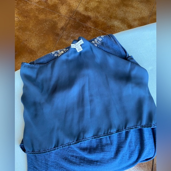 American Eagle Outfitters Beach Cover Up XS Blue - Picture 13 of 14